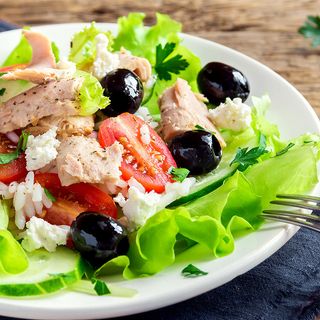 Salade variée au thon