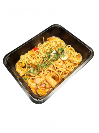 Spaghetti cu fructe de mare