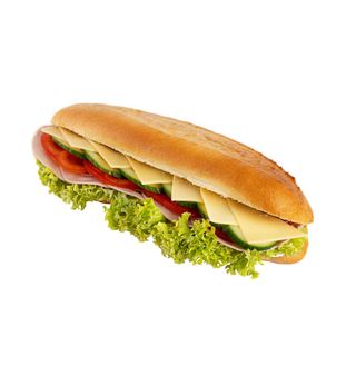 Багетик з шинкою та сиром (250 г)