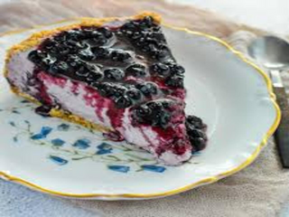 Cheesecake cu topping de afine