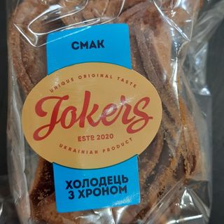 Грінка Jokers зі смаком холодцю та хрону (100г)