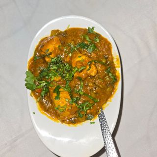 Dansak Langostinos Tigres, King Prawns