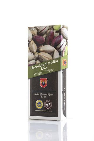Cioccolato di Modica  IGP fondente pistacchio