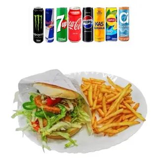 Menu Hamburguesas de Pollo +Patatas +Bebidas