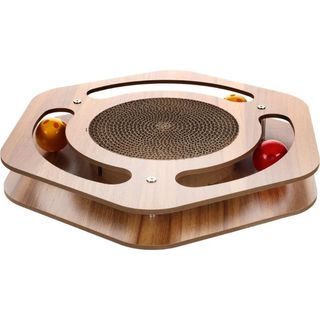 FLAMINGO Grebalica za mačke Densi Hexagon, kartonska, 35x31,5x4,5cm (KOD FLA561287)