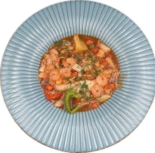 167A.Krewetki słodko pikantne