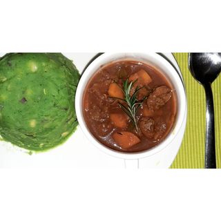 Mukimo with Beef Stew