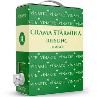 Vinarte Crama Stârmina Riesling Alb Demisec BIB 3l