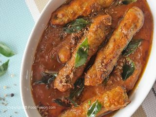  Chicken seekh kabab curry