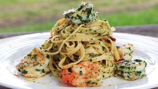Linguine Garlic Prawns