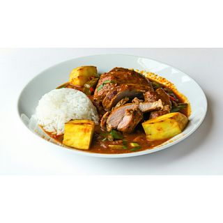 Ají de pato con Yuca