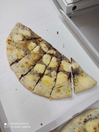 Mezza schiacciata nutella e mascarpone