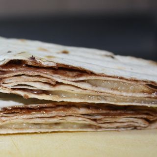 Солодкий лаваш з бананом