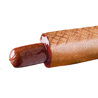 Хот-дог Баварська сосиска (темна булка)