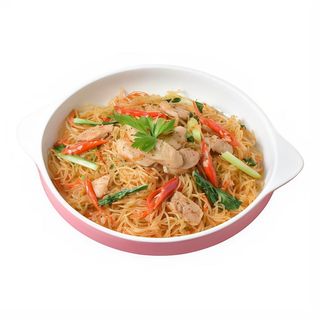 29a. Fideos De Arroz Frito Con Gambas