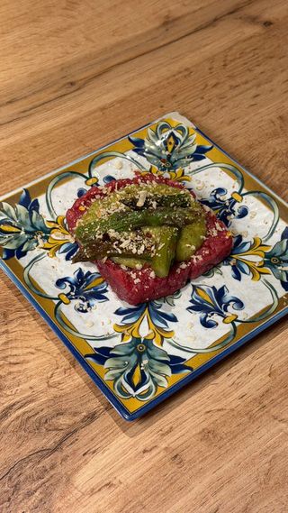 Tartare agli asparagi
