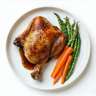 Coscia di pollo disossata arrosto