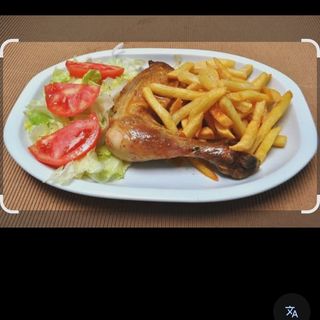 Pollo.asado con mojo 