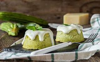 Sformatino di zucchina con fonduta monte veronese 
