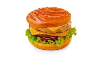 DOUBLE CHICKEN BURGER 1/320 gr.