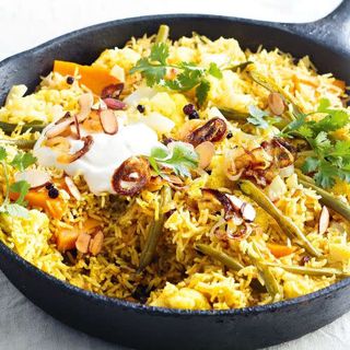 Verduras Biryani