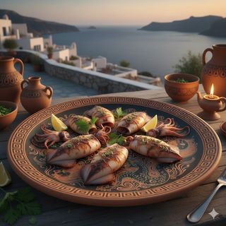 Калмари по гръцки