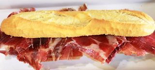 Bocadillo jamón ibérico