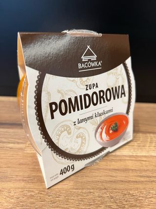 Pomidorowa z kluskami