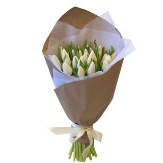 Bouquet di Tulipani Bianchi  003