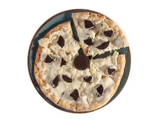 Pizza Con Oreo Y Chocolate Blanco