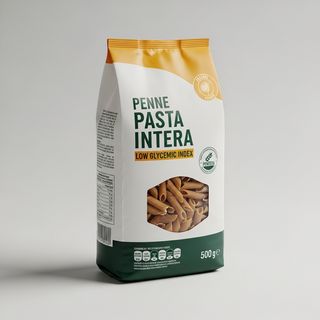 Penne pasta intera a basso indice glicemico 500 g