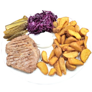 Meniu Ceafă de porc la grătar