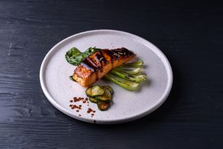 Лосось в терияки соусе  