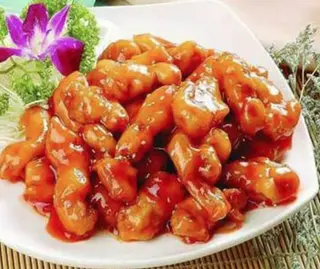 Maiale in salsa agro-dolce