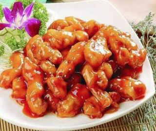 Maiale in salsa agro-dolce