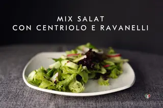 Mix salat con cetriol e ravanelli 150g