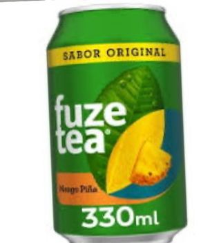 Fuze tea de Mango lata 330ml.