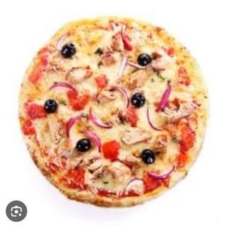 18 Pizza De Carbonara Grande (33 Cm.)
