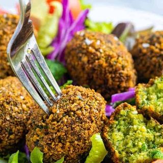 Plato de falafel (ración)