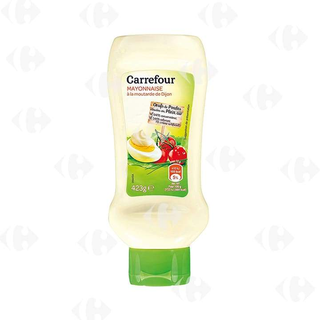 Flacon Mayonnaise À La Moutarde De Dijon Carrefour 423G