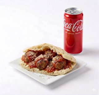 Polpette al Sugo+ Lattina Coca-Cola