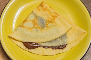 Crepe with Nutella/ბლინი შოკოლადით/Блин с Нутеллой