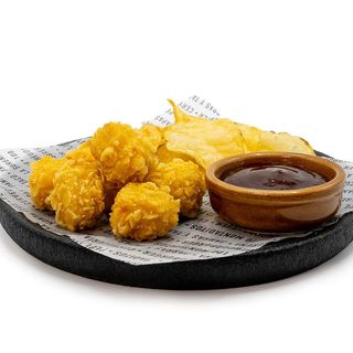 Palline di formaggio Gouda con marm