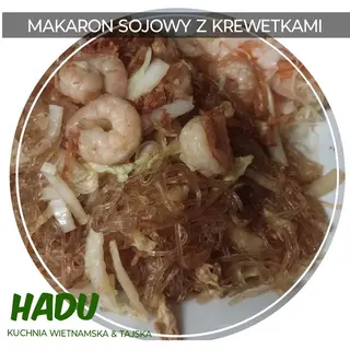 Makaron sojowy smażony z wołowiną