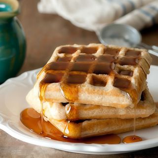 Gofre Con Dulce De Leche