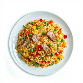 Arroz Magro Y Verduras
