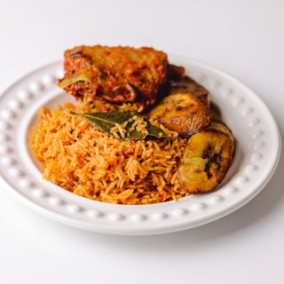 Jollof Rice & Chicken Combo