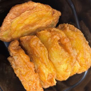 Patates d'Olot farcides de carn (1 ut)