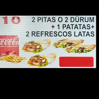 Menú 2 Pitas