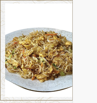 Tallarine fino con salsa teriyaki